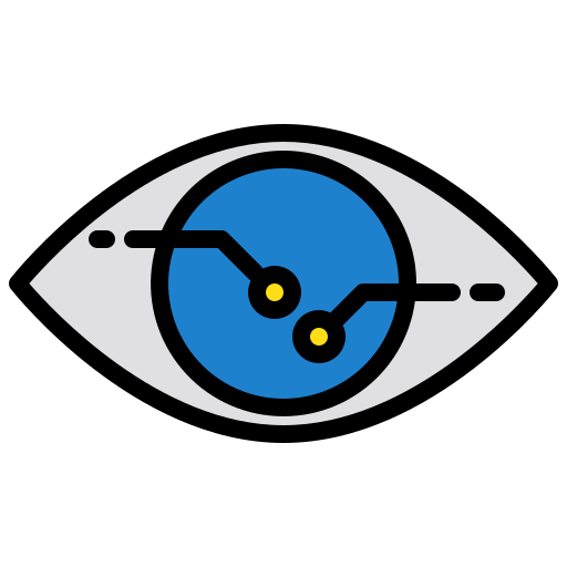 Exploración del ojo xnimrodx Lineal Color icono