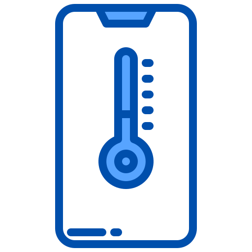 thermometer xnimrodx Blue icon