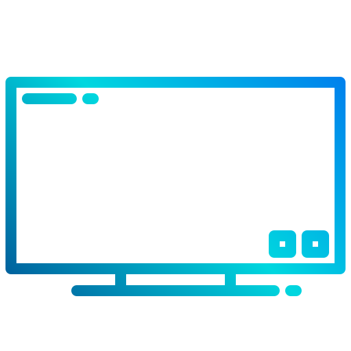televisione xnimrodx Lineal Gradient icona