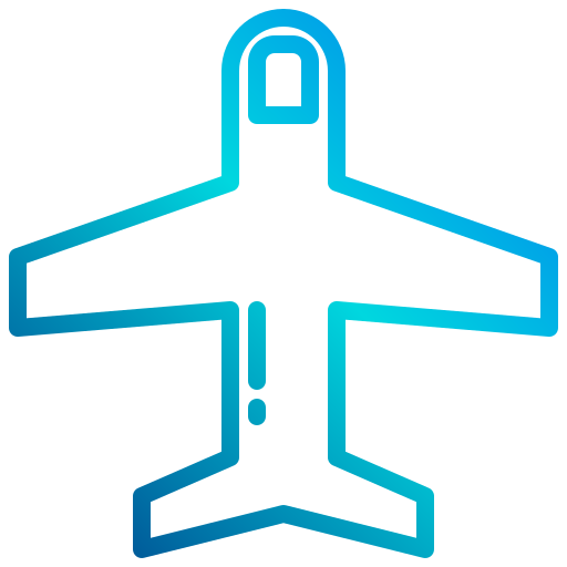 飛行機 xnimrodx Lineal Gradient icon