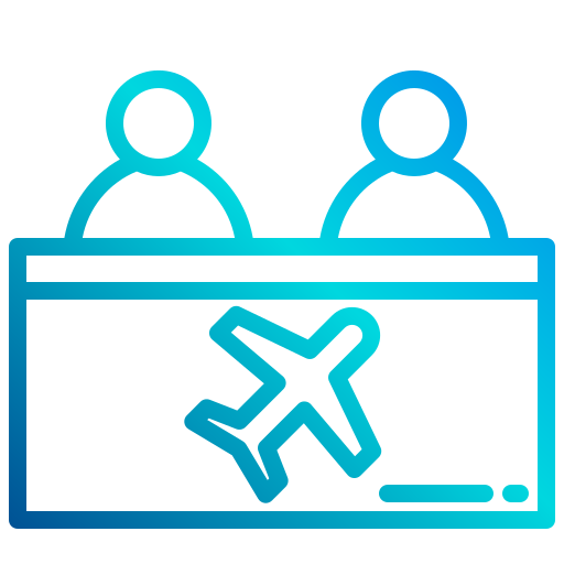 Check-in xnimrodx Lineal Gradient Ícone