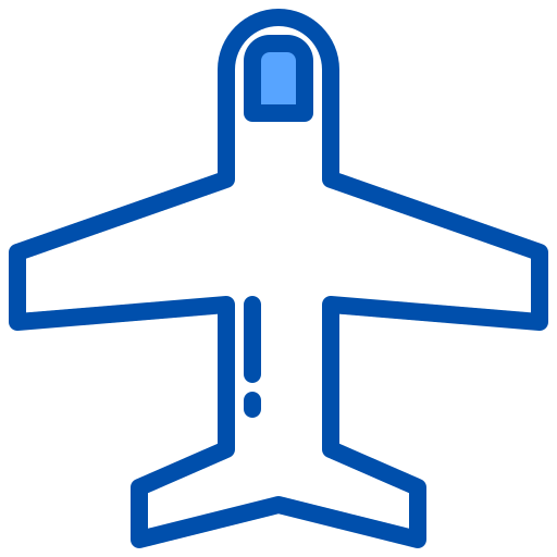 飛行機 xnimrodx Blue icon