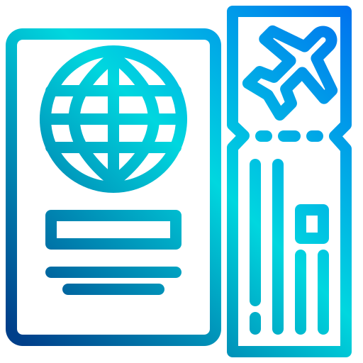 reisepass xnimrodx Lineal Gradient icon