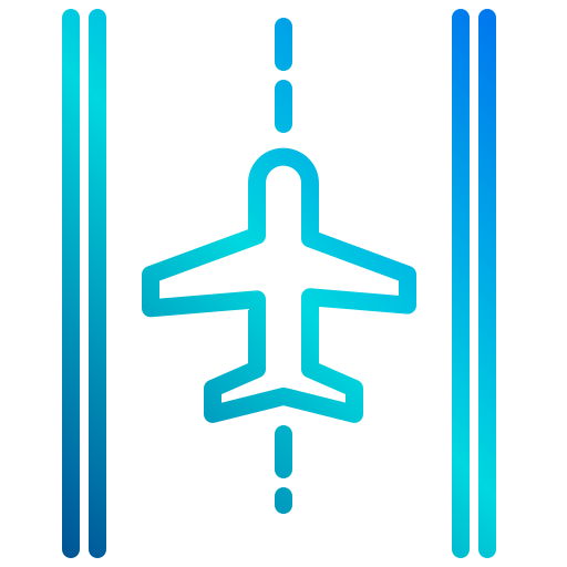 pista di decollo xnimrodx Lineal Gradient icona