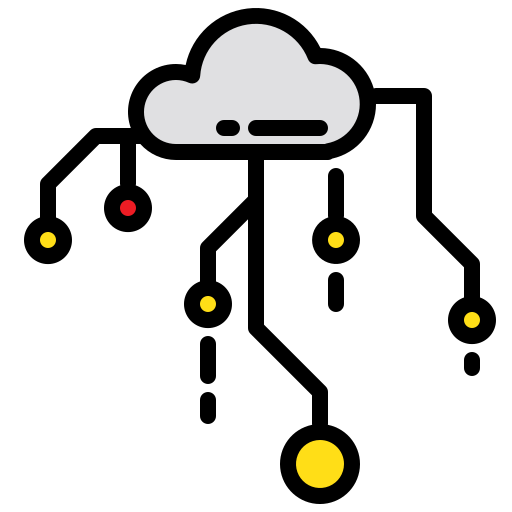 Cloud network xnimrodx Lineal Color icon