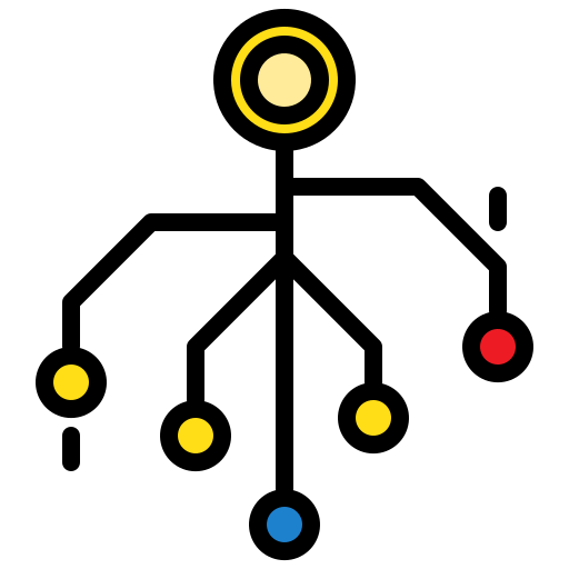 réseau xnimrodx Lineal Color Icône
