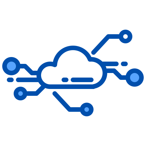 Cloud network xnimrodx Blue icon