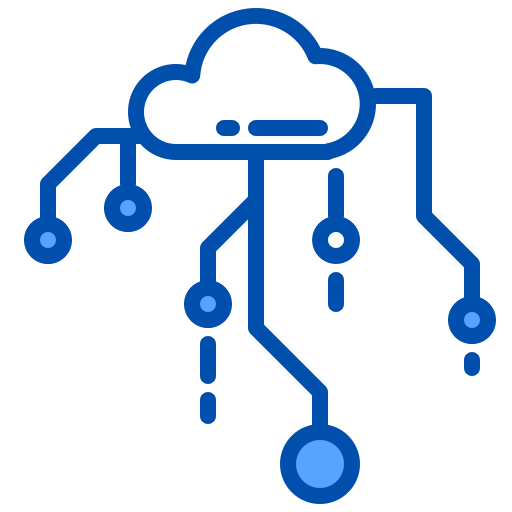 réseau cloud xnimrodx Blue Icône