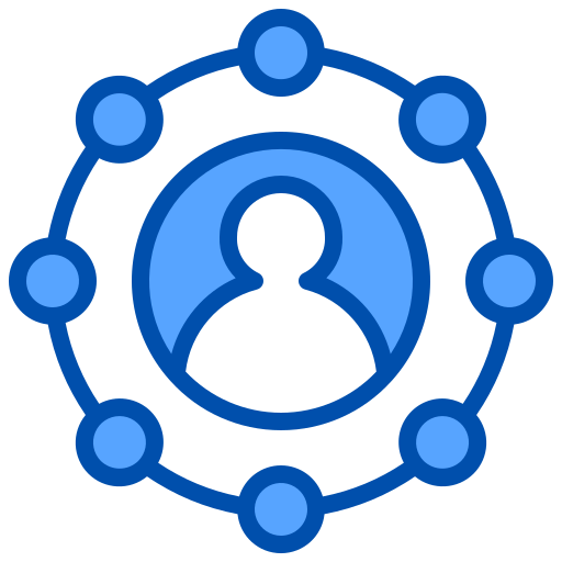 Network xnimrodx Blue icon