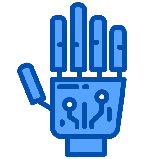 robotische hand xnimrodx Blue icoon