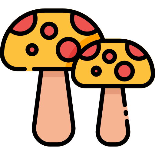 Mushrooms Good Ware Lineal Color icon