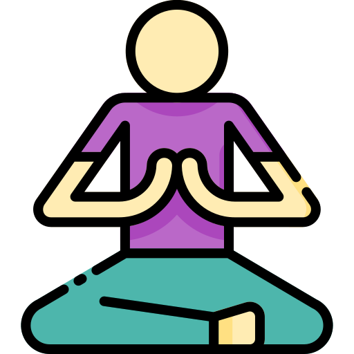 yoga Good Ware Lineal Color icona