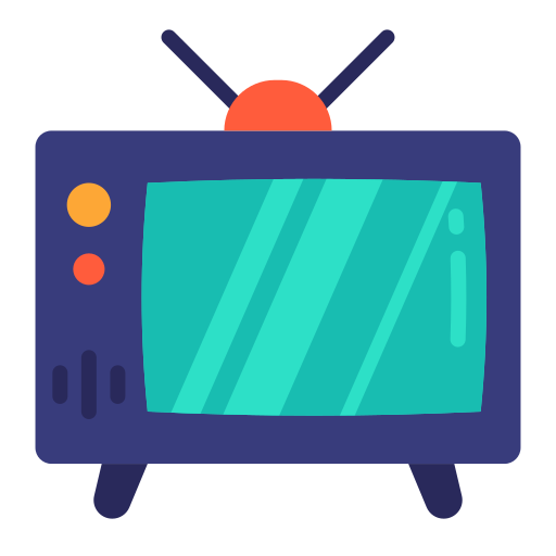 텔레비전 Good Ware Flat icon