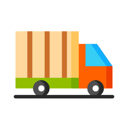 Truck Good Ware Flat icon