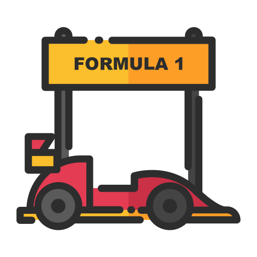 Fórmula 1 Good Ware Lineal Color icono
