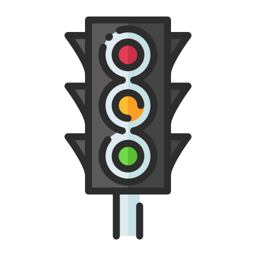 Traffic light Good Ware Lineal Color icon