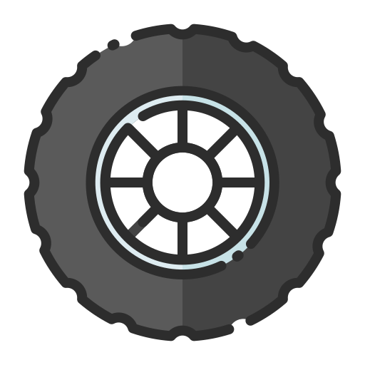 Neumáticos Good Ware Lineal Color icono