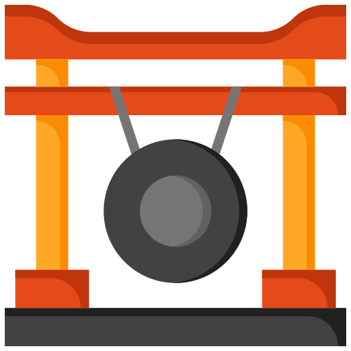 gong Good Ware Flat icon