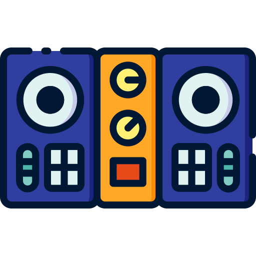dj-controller Good Ware Lineal Color icon