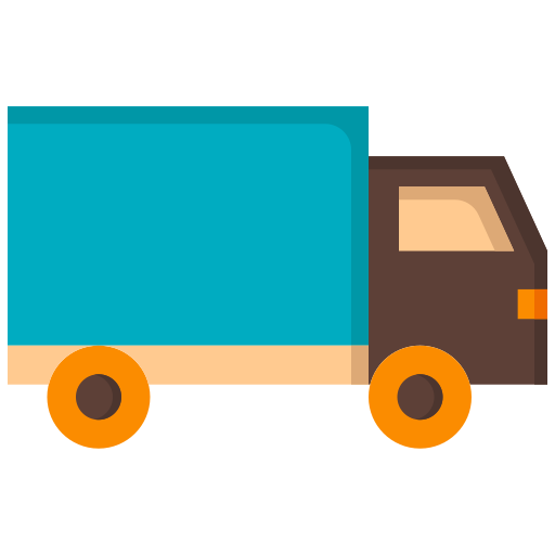 Camión de carga Good Ware Flat icono