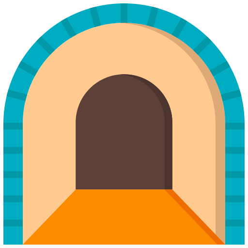 Tunnel Good Ware Flat icon