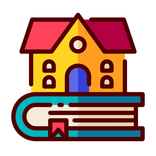 Library Good Ware Lineal Color icon