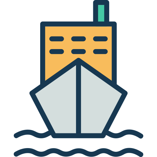 Cargo ship SBTS2018 Lineal Color icon
