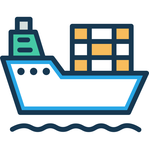 貨物船 SBTS2018 Lineal Color icon