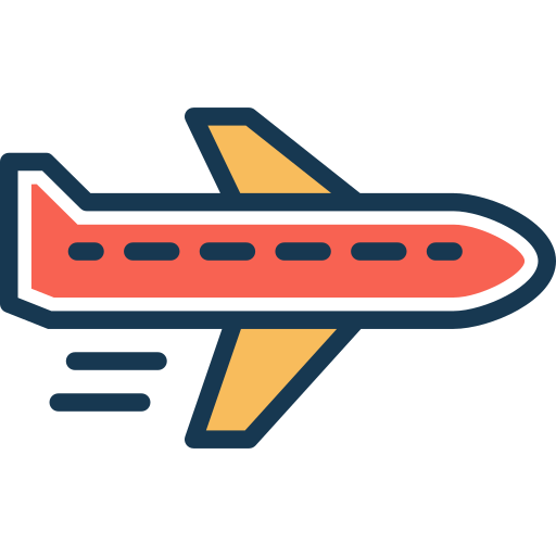 飛行機 SBTS2018 Lineal Color icon