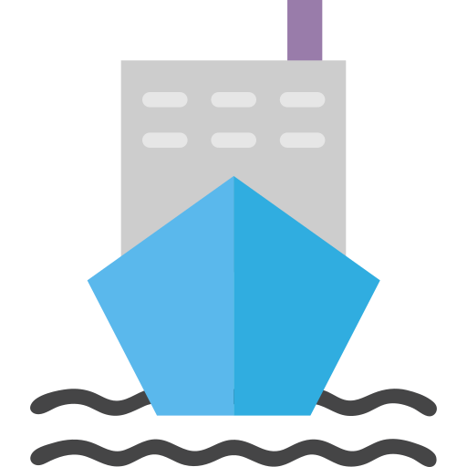 frachtschiff SBTS2018 Flat icon