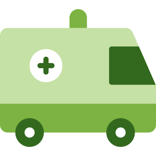 ambulans SBTS2018 Flat ikona