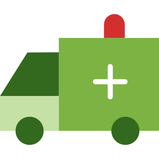 ambulans SBTS2018 Flat ikona