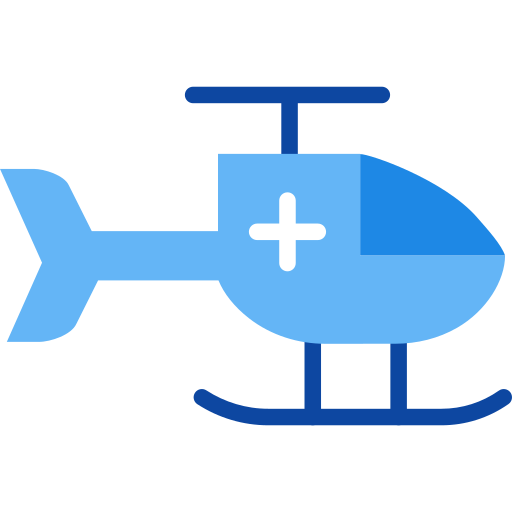 Helicopter SBTS2018 Flat icon