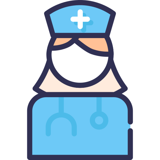 verpleegkundige SBTS2018 Lineal Color icoon