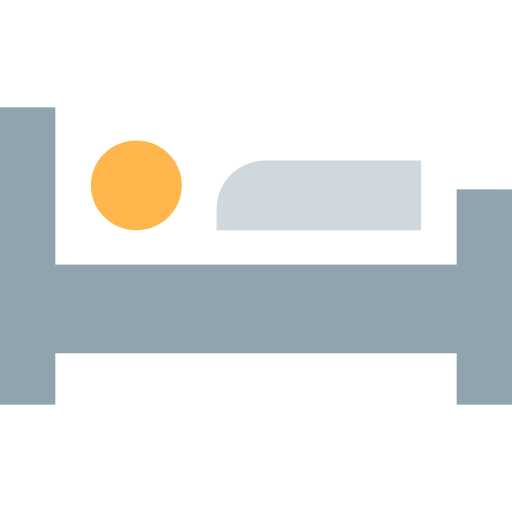 Hospital bed SBTS2018 Flat icon