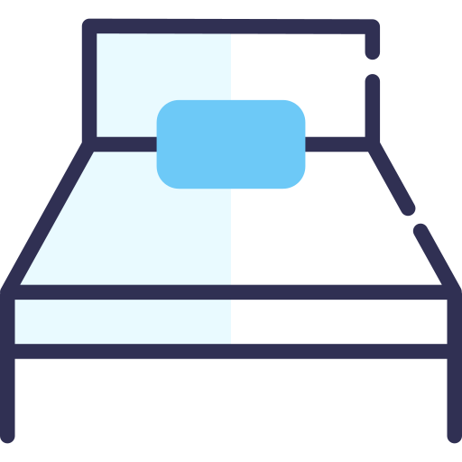 łóżko SBTS2018 Lineal Color ikona