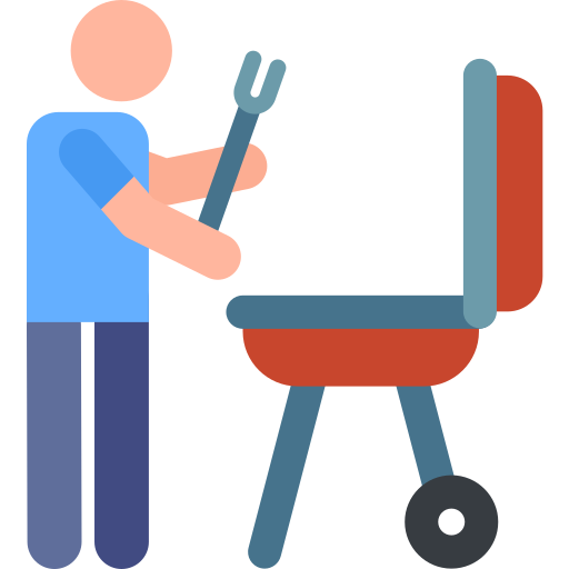 grill Pictograms Colour ikona