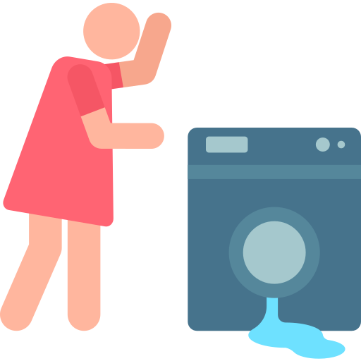 Washing machine Pictograms Colour icon