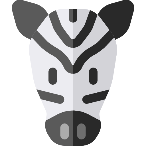 Cebra Basic Rounded Flat icono