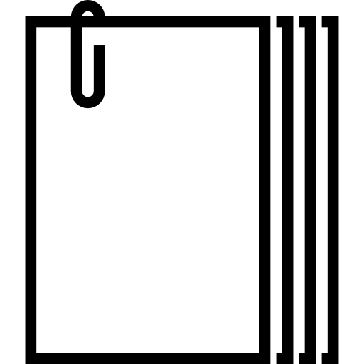 dokumenty tożsamości Detailed Straight Lineal ikona