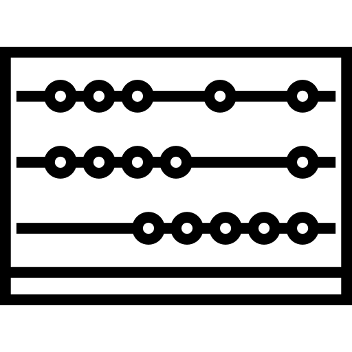 주판 Detailed Straight Lineal icon