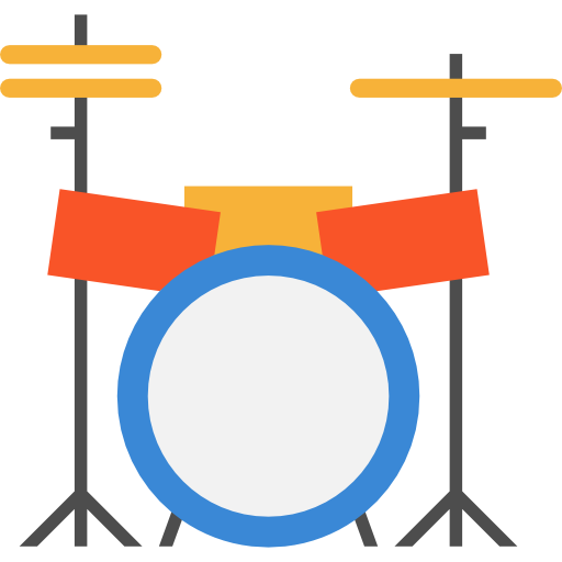 Drum set Special Flat icon