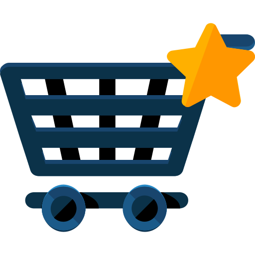 carrito de compras Roundicons Flat icono