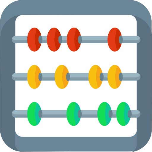 Ábaco Roundicons Flat icono