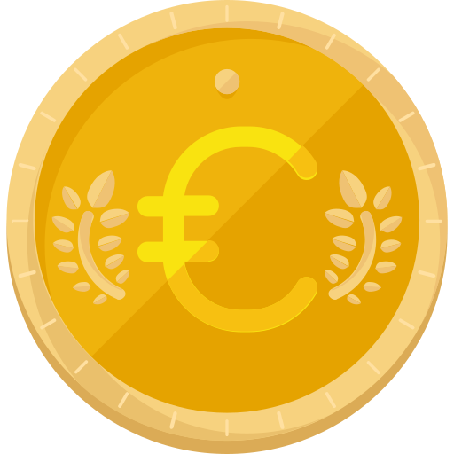 euro Roundicons Flat icono