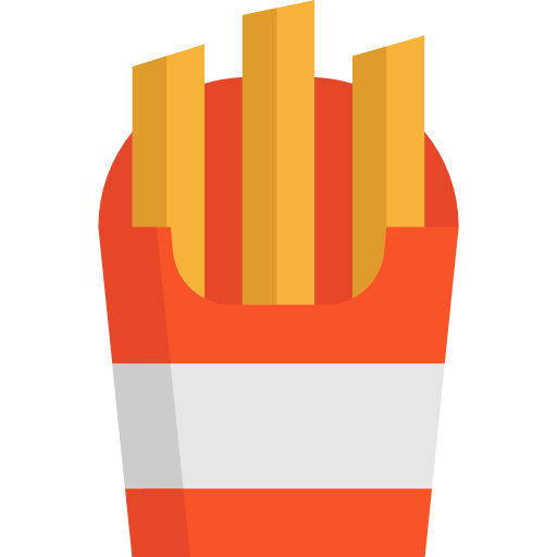 French fries Special Flat icon