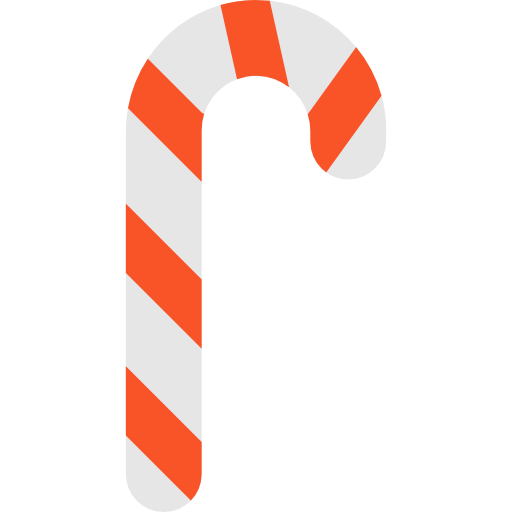 Candy cane Special Flat icon