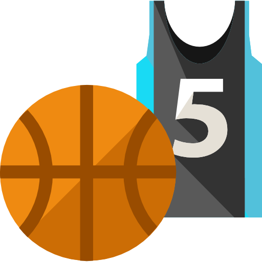 basketbal Roundicons Flat icoon