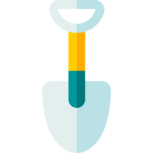 Shovel Basic Rounded Flat icon