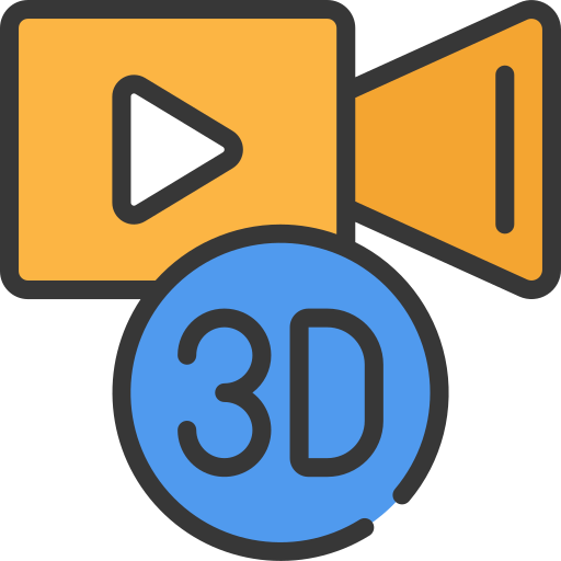 3d movie Juicy Fish Soft-fill icon